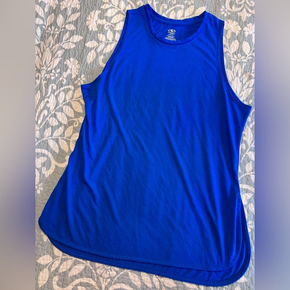 Blue Sleeveless Women's Top